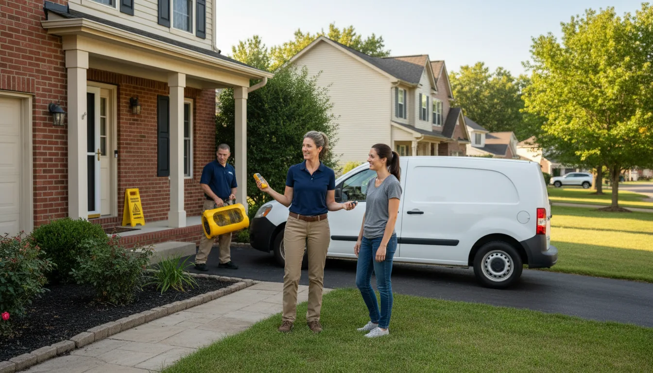 Water restoration image for Emergency Water Removal Services in Lonoke, AR